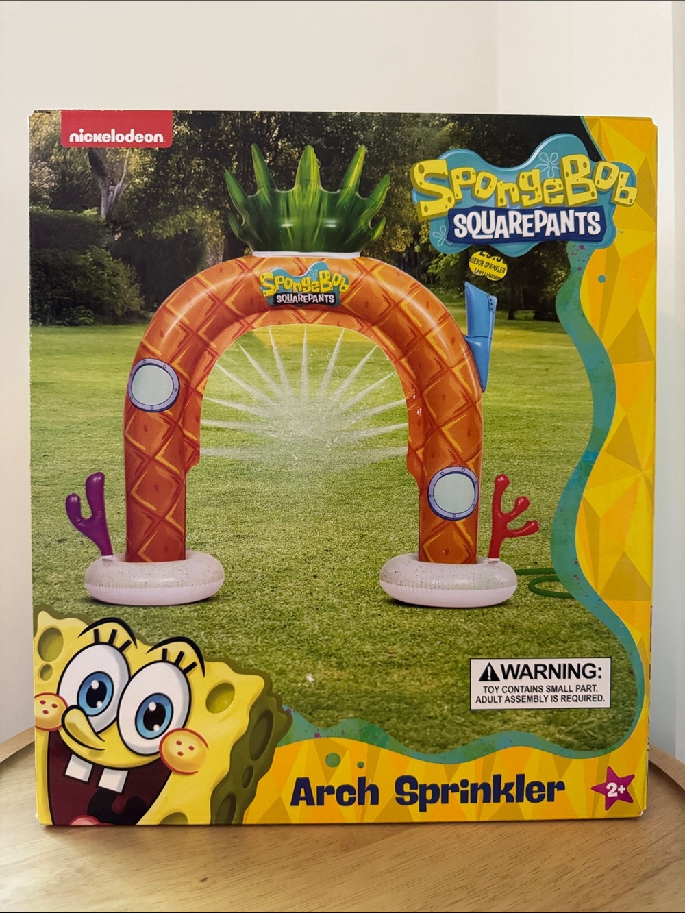 SpongeBob 5’ Tall Arch Sprinkler NIB